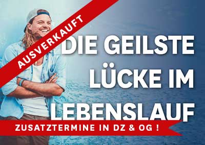 DIE GEILSTE LÜCKE IM LEBENSLAUF